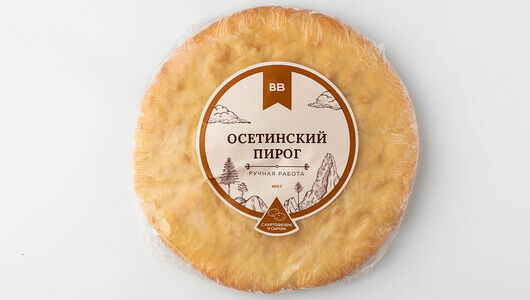 Пирог осетинский с картофелем и сыром, замороженный 