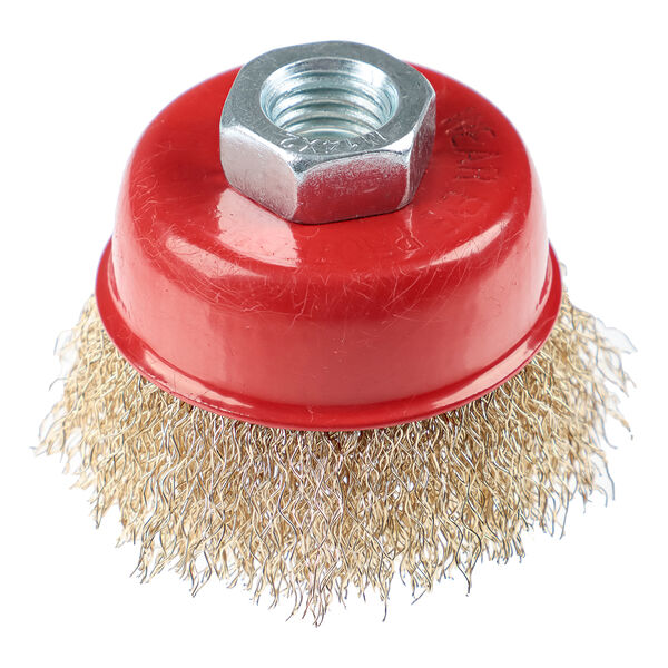 Ермак щетка металл. для ушм 65мм/м14 (чашка)