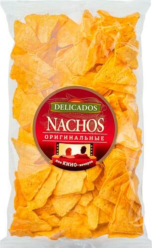 Начос Delicados кукурузные оригинальные, 500г