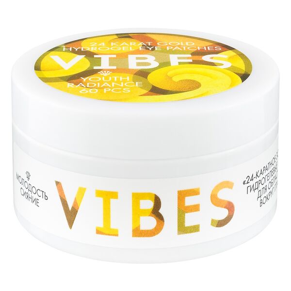 Vibes Патчи для глаз 24-каратное золото, 60 шт