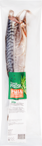 

Скумбрия Атлантическая пряного посола Лента Fresh потрошеная без головы фасованная весовая
