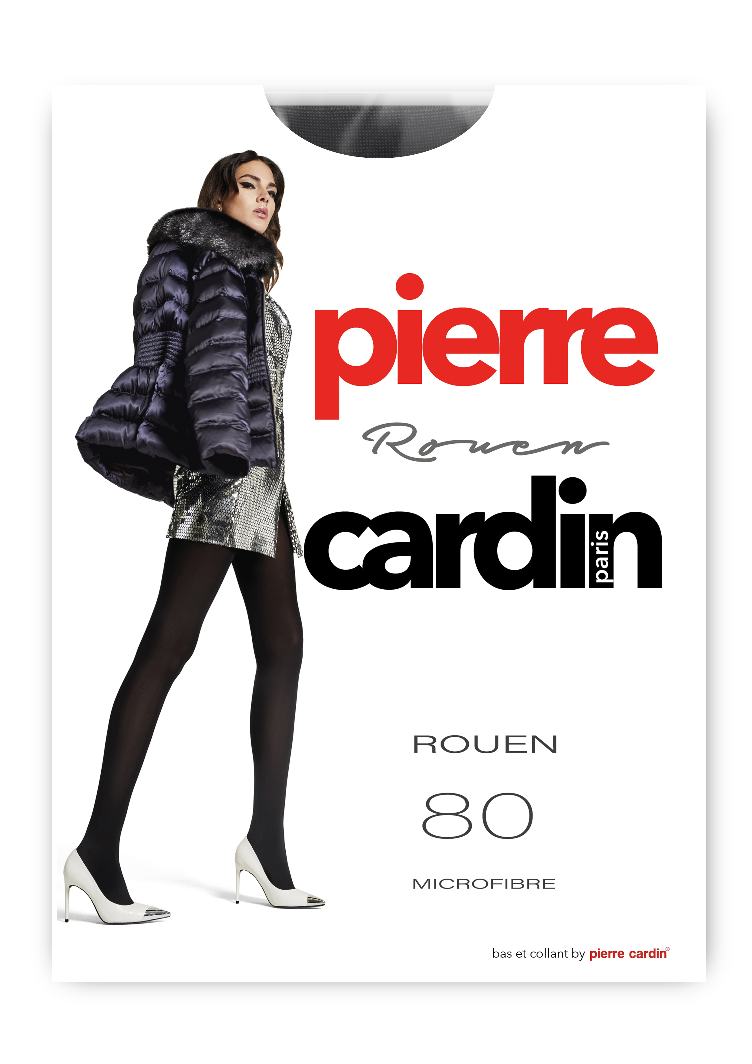 

Колготки женские Pierre Cardin Rouen, nero, 80 den, р 3