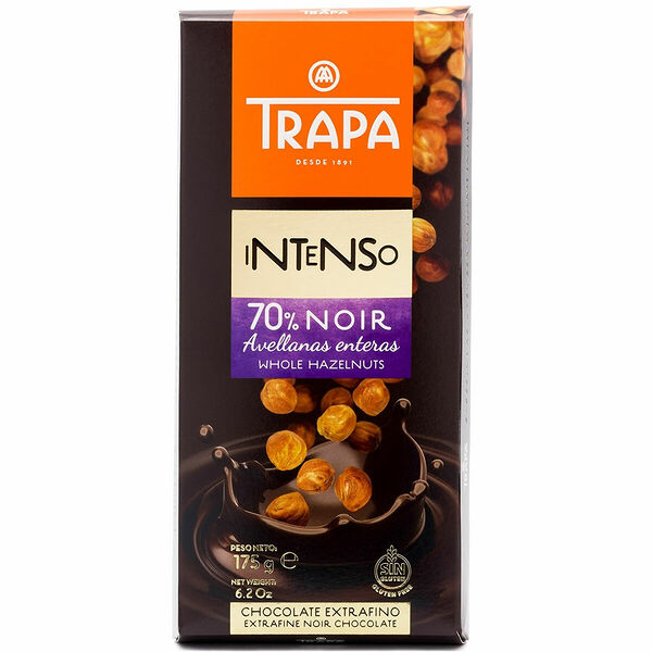 Trapa шоколад тёмный 70% с фундуком 175г (1253828)