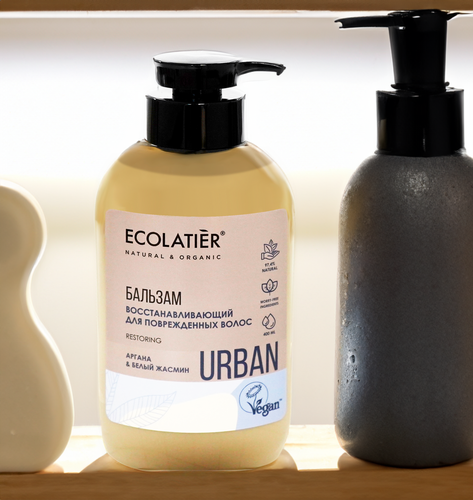 

Бальзам для волос Ecolatier Восстанавливающий для поврежденных волос аргана и белый жасмин, 400 мл