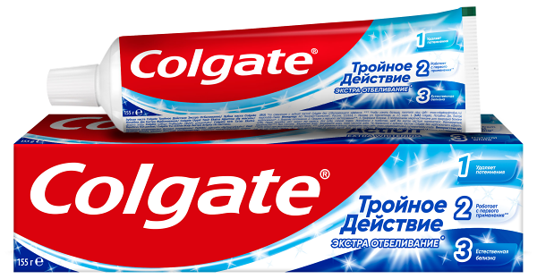 Зубная паста Тройное действие Экстра отбеливание ТМ Colgate (Колгейт) 100 мл