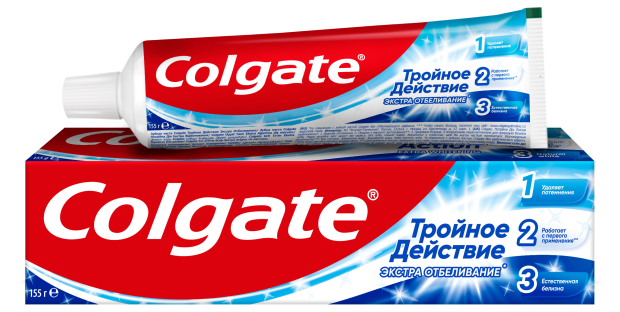 

Зубная паста Colgate Тройное действие Экстра отбеливание 100 мл