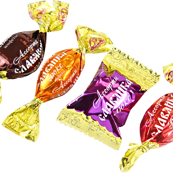 Конфеты СЛАВЯНКА Ассорти Славянка люкс шоколадные вес до 250г