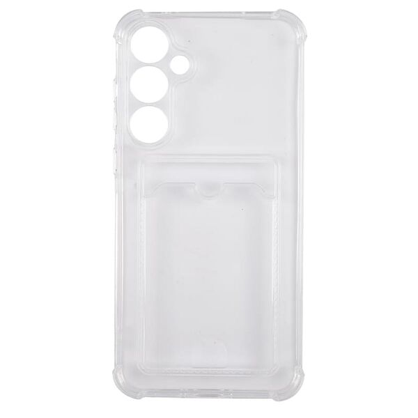 Чехол для Samsung Galaxy A55, Прозрачный силиконовый чехол с визитницей A-Case (CASE-V-SGA55)