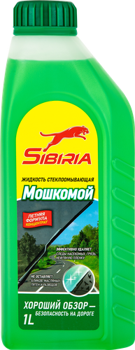 

Жидкость-концентрат стеклоомывающая Sibiria Мошкомой 0-30 градусов летняя 1 л