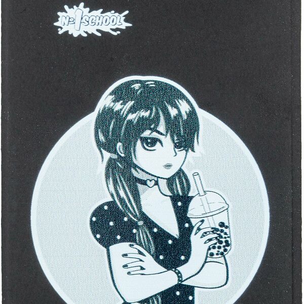 Бейдж Attache 104x63мм вертикальный Готика из экокожи, черный EK-3V-1P