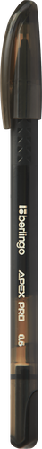 

Ручка гелевая Berlingo Apex Pro черная 0.5 мм