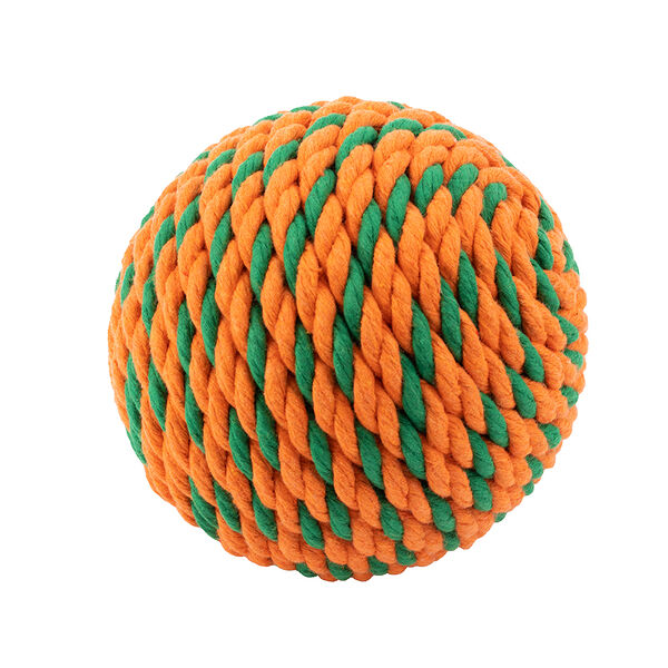 Игрушка для собак DOGLIKE Мяч Броник большой (оранжевый-черный)