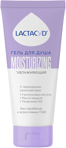 Гель для душа Lactacyd Увлажняющий масло миндаля