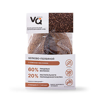 Хлеб белково-полбяной с семенами чиа и киноа от Виктории Долгих, ZbreadD