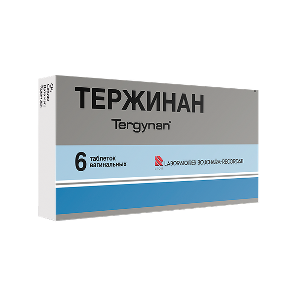 Тержинан таблетки вагинальные 6 шт