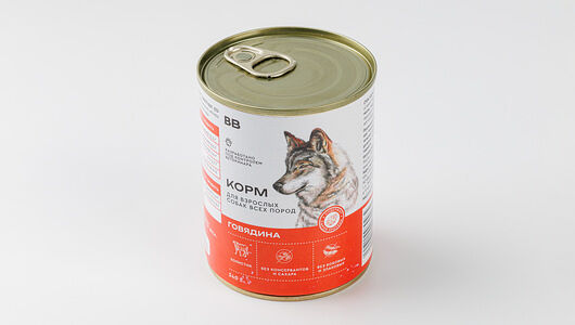 Корм для собак говядина