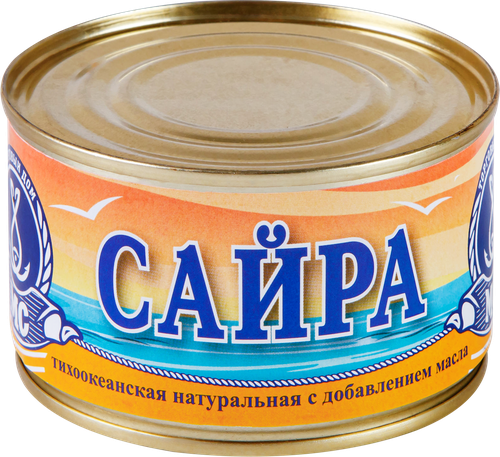 

Сайра Морское содружество натуральная с добавлением масла 240 г