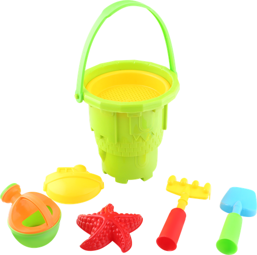 

Набор игровой Bigga Ведерко с формочками для песка 7 предметов в ассортименте