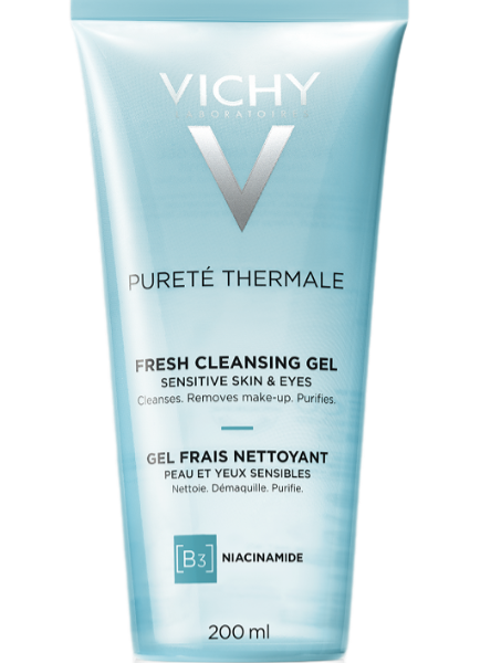 Гель для лица Vichy Purete Thermale очищающий освежающий для чувствительной кожи 200 мл