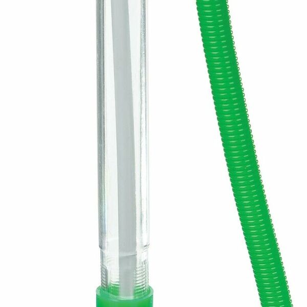 Ручка шариковая на подставке на липучке Attache син.стержень, зел корпус