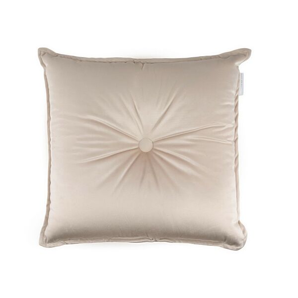Подушка декоративная Sofi De Marko Вивиан, велюр, молоко, 45х45 см