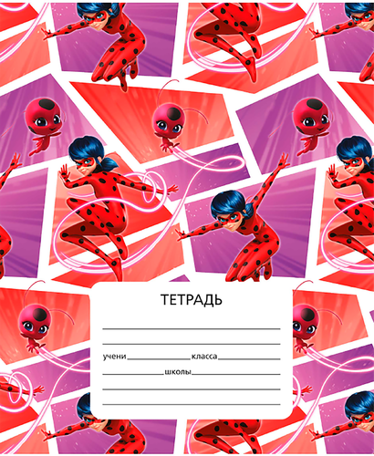 

Тетрадь Premiere Publishing Леди Баг в клетку 12 листов арт. BL0071