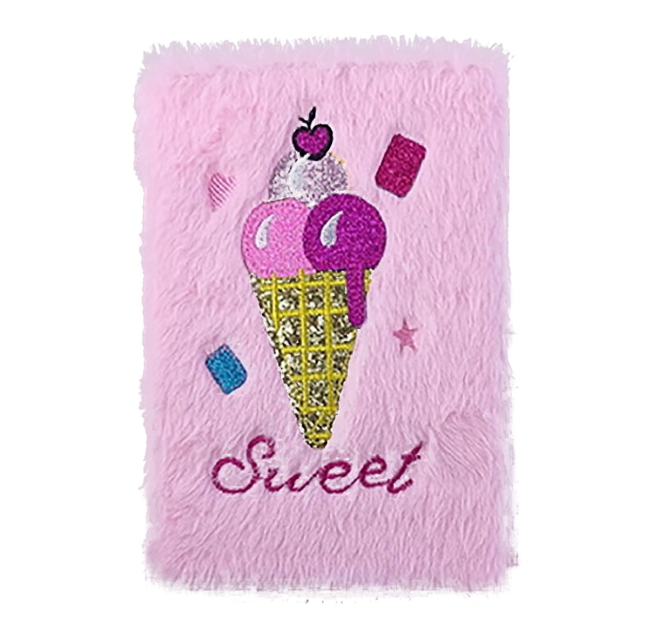 

Блокнот Lisa Doll Мороженка пушистый