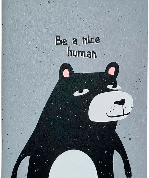 Тетрадь общая Be Smart Silly Медведь 150*210мм клетка 48л