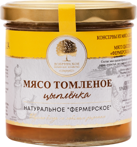 

Мясо цыпленка Добринское фермерское хозяйство томленое 300 г