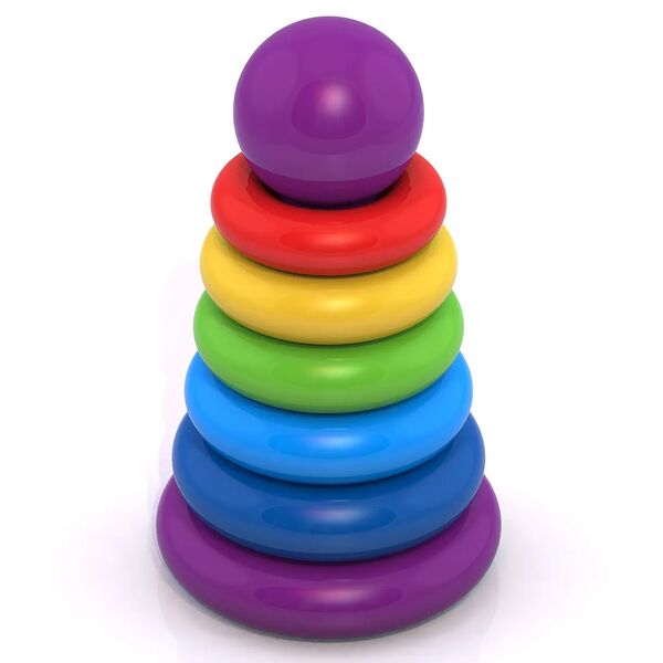 Игрушка НОРДПЛАСТ Пирамидка Шарик