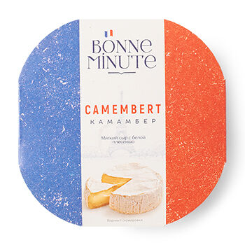 Сыр мягкий «Камамбер» с плесенью 60%, Bonne Minute, 125 г, Россия, БЗМЖ