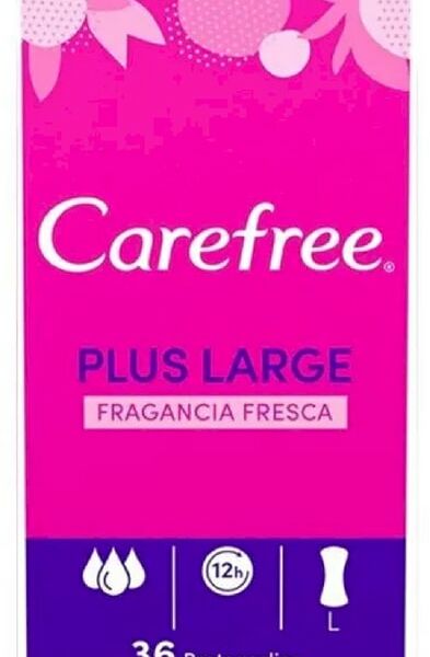 Прокладки ежедневные  Carefree Plus Large Fresh с ароматом свежести 36шт