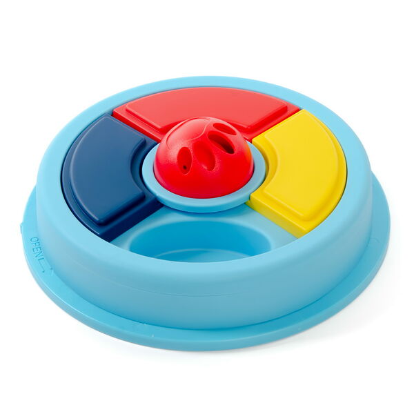 Игрушка для собак и кошек Skyrus интерактивная Mini Puzzle Toy, голубая