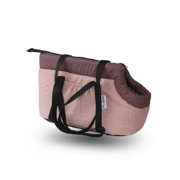 Сумка-переноска для животных FOXIE Dream Classic 30x20x20см пыльная роза