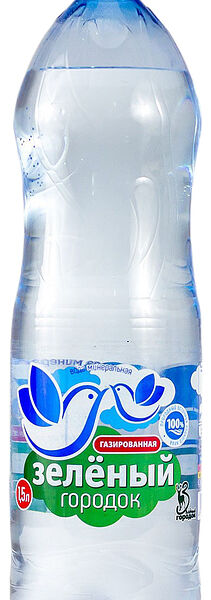 Вода минеральная Зеленый городок питьевая газированная 
