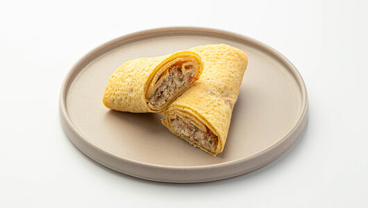 Блин-омлет с куриным филе