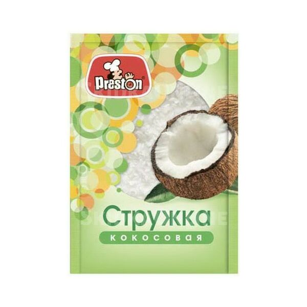Кокосовая стружка белая ТМ Preston 40г