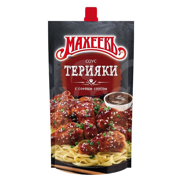 Соус Махеевъ 230гр Деликатесный Терияки дой-пак
