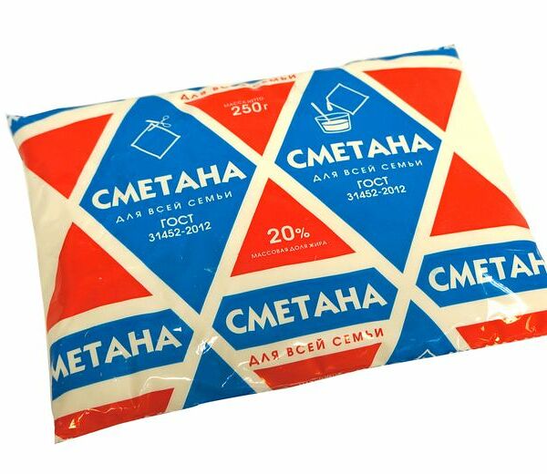 Сметана Для всей семьи 20%
