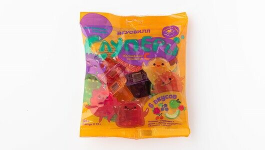 Желе Слуперы фруктовые и ягодные 