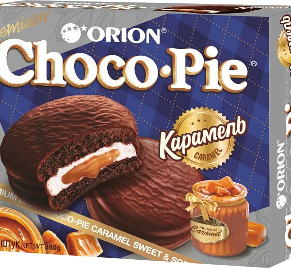 Пирожное Orion Choco Pie Карамель 360г