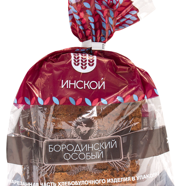 Хлеб Инской Бородинский особый в нарезке, 400г