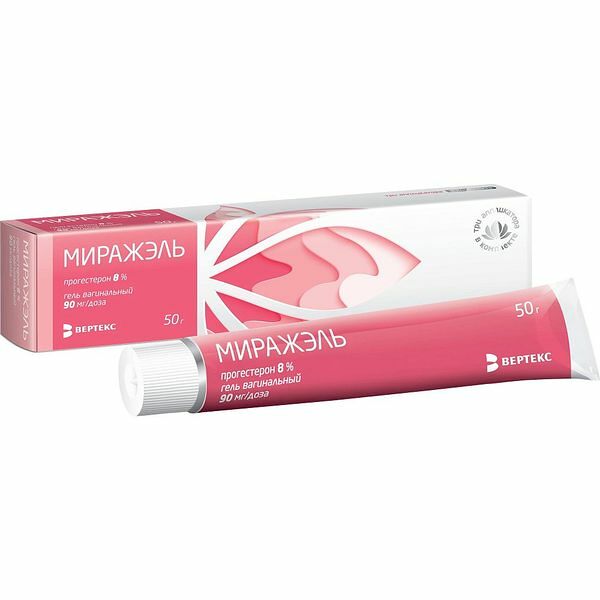 Миражэль гель вагинальный 90 мг/доза 50 г