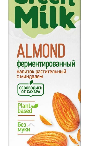 Напиток ячменно-нутовый Green Milk Миндаль 2%