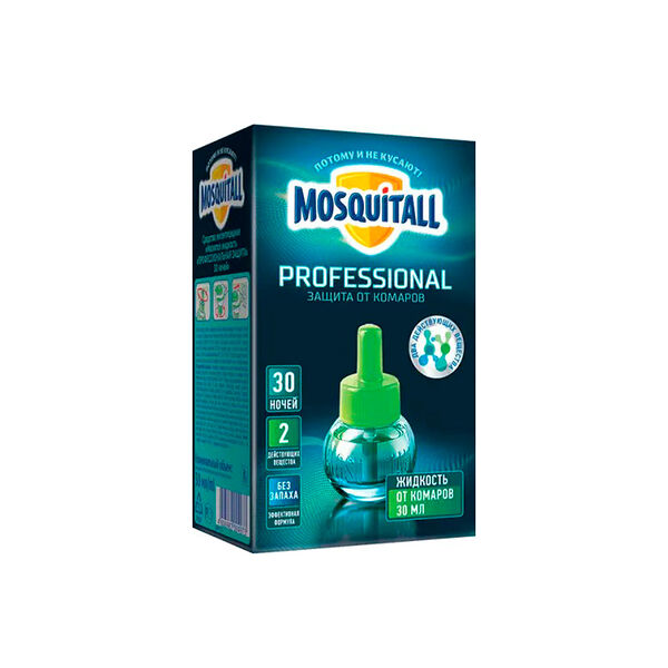 MOSQUITALL - Жидкость 30 ночей Профессиональная защита от комаров 30 мл