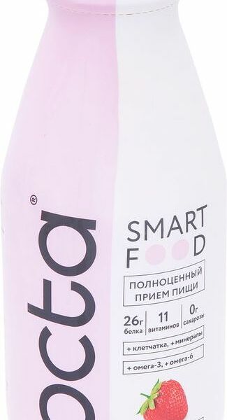 Напиток молочный Octa Smart Food со вкусом клубники 2.5% 330 мл