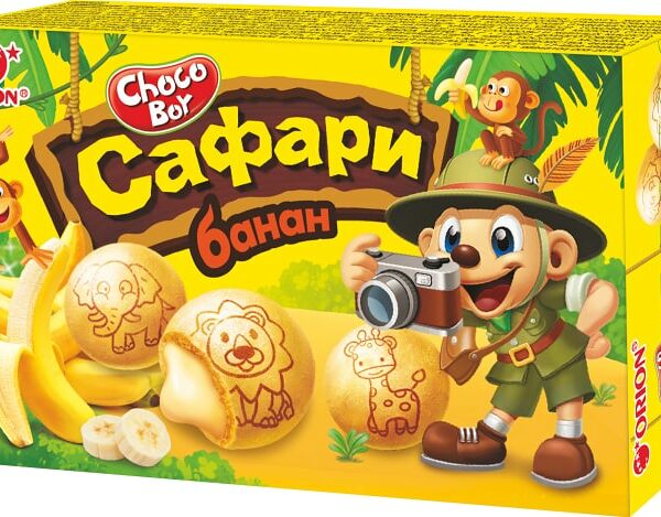 Печенье Orion Сhocoboy Safari Banana 42г