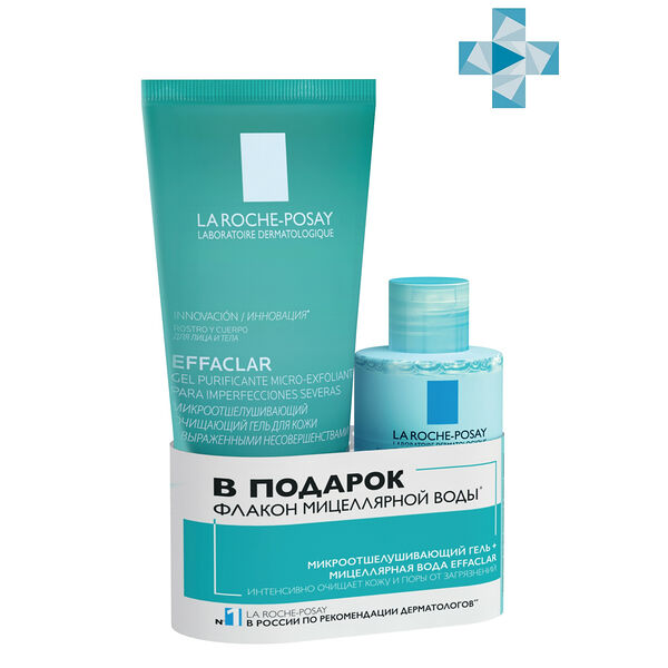 La Roche-Posay Effaclar Гель 400 мл + мицеллярная Вода 100 мл