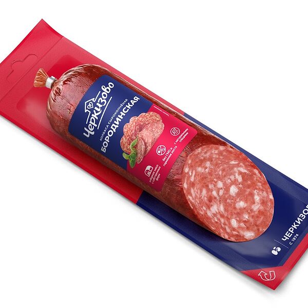 Колбаса сырокопчёная Бородинская Черкизово, 300 г