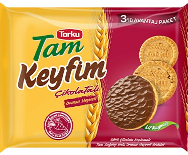 Печенье-сэндвич Torku с молочном шоколаде 252г